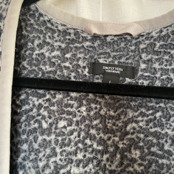 Simply Vera Vera Wang Heathered Gray Cardigan - Picture 4 of 6
